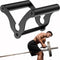 V Bar Row Landmine Handle Attachment for Barbell - Solid Double D Handle with Non-Slip Rubber Grip