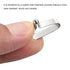 PATIKIL 5.5x3.8mm Kayak Paddle Snaps, 8 Pack Pole Push Button Spring Clips for Camping Awning Tent Pole