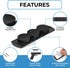 LORESO Tactical Pistol Magnetic Mount - Rubber Coated Holder for Handguns