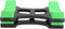 VGEBY Dumbbell Frame Stand, 2 Pcs ABS Bracket Mat, Portable Storage Frame for Fitness Equipment