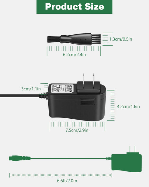 5V Power Cord Replacement for HOLDOG Dog Clippers, Professional Heavy Duty Grooming Clipper Charger