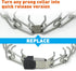 Herm Sprenger ClicLock Fastener Stainless Steel Buckle for Dog Training Collar & Quick Release for Medium Large Dogs
