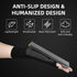 Fingerless Workout Gloves for Men and Women, Half Finger Work Glove, Black Pilates Gloves with Grip, Fitness Exercise