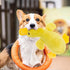 Mihachi Plush Squeaky Dog Duck Toys - Interactive Stuffed Pet Toy for Medium and Large Dogs