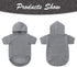 KOOLTAIL Basic Dog Hoodie, Soft and Warm Dog Sweater with Leash Hole and Pocket, Cold Weather Clothes for Small Medium
