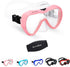 OMGear Snorkeling Gear Diving Mask for Kids & Adults, Silicone Goggles with Nose Cover for Scuba & Spearfishing