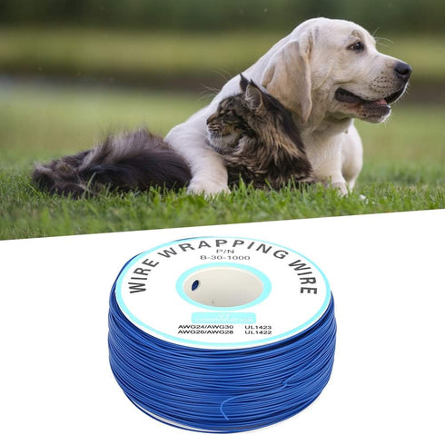 AYNEFY Pet Fence Coil Wire Cables,300m/984ft Dog Fencing System Boundary Electric Wire Dog and Cat Containment Fences Supplies