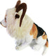 Funny Pet Reindeer Moose Costumes for Dog, Cute Furry Pet Wig for Halloween Christmas, Pet Clothing Accessories (Goat,