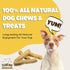 EcoKind Pet Treats Gold Himalayan Yak Cheese Medium Dog Chew - Great for Dogs, 6 Medium Chews