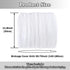 Adjustable Bird Cage Seed Catcher, Net Cover for Parrot, Parakeet, Macaw Cages, White Skirt Guard