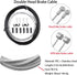 Mountain Bike Disc Brake Kit, MTB Mechanical Line Pulling Disc Brakes Caliper with Aluminum Alloy Levers - BUCKLOS