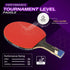 KINGFEEL 7-Ply 2.0mm Professional Ping Pong Paddles-Lightweight Carbon Fiber Table Tennis Rackets with Blade, Premium