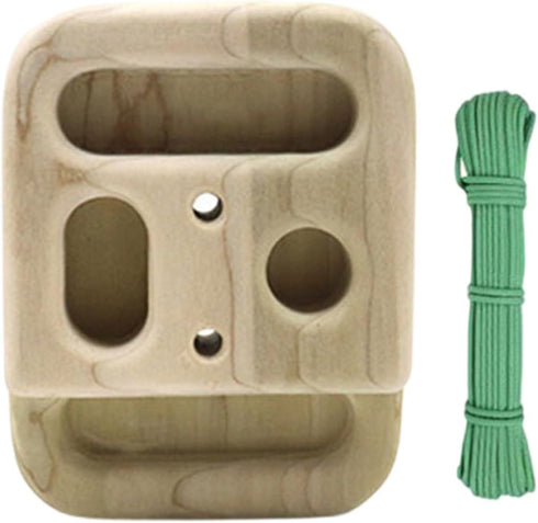 Ywmsfl Pocket Small Wood Hangs Board Forearm Exerciser Portable Climbing Training Finger Grip
