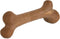 Pet Qwerks Dinosaur BarkBone, 9.75" Nylon Dog Bone for Aggressive Chewers, Steak Flavor