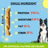 6 Inch (10 Count) BULLYSTICKS & MORE Beef Collagen Springs for Dogs - No Hide Bones - Bully Springs Dog Chews