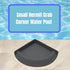 Hermit Crab Corner Pool | Watering Dish for Crabs, Frogs, Lizards | Corner Watering Pool with Ramp Access | Made in USA