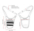 Underarm Sling Bag for Men - Slim Anti-Theft Conceal Carry Crossbody Tactical Molle Bag