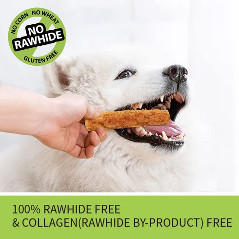 Chicken Dog Chew Sticks, Puffed Human Grade Dog Treat Sticks, Rawhide Alternative, Easy to Digest, 10pcs/Pack