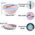 6 Swimming Pcs Hedgehog Bath Supplies Kit, Foldable Bathtub and Cleaning Brush with Pet Hair Comb, Pet Nail Clipper