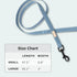 FuzzYard Life Dog Lead | Size L | Stylish Premium Cotton Design in French Blue for Everyday Walking and Training