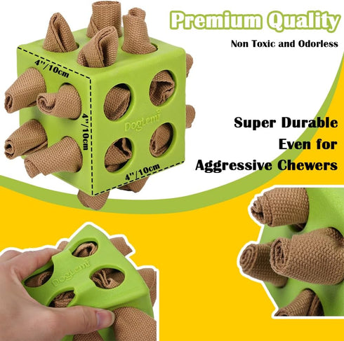 Dog Puzzles, 3 Pack Interactive Snuffle Toys for Dogs, Slow Eating, Natural Foraging Skills, Relieve Boredom