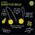 Durable Medium Corded DuraFoam Ball for Dogs - Tough Fetch Toy