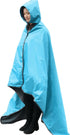 Outdoor Waterproof Camping Blanket, Hooded Fleece Windproof Blanket for Cold Weather Events