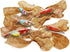 SunGrow 50 Pcs Mini Catappa Indian Almond Leaves for Shrimp Aquariums, Lowers pH and Pet Stress
