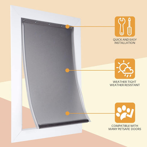 Extra Large Replacement Dog Door Flap, Compatible with PetSafe, Measures 13 3/4” x 23 3/4”
