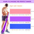 Resistance Bands Set, 3 Pack Professional Latex Elastic Bands for Home or Gym Upper & Lower Body Exercise, Physical Therapy, Strength Training, Yoga, Pilates, Rehab, Blue & Purple & Pink by ERUW