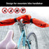 Vincita Water-Resistant Durable Handlebar Rain Cover Red for Mountain Bikes, Folding Bikes, E-Bikes