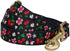 Blueberry Pet 9 Patterns Cherry Garden Black Dog Leash, 5 ft x 5/8", Small