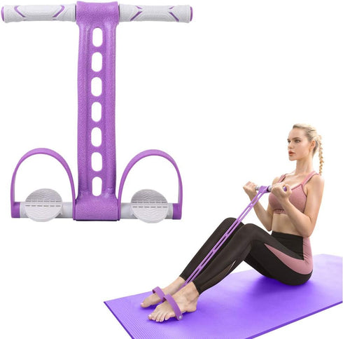 Yoga Pedal Resistance Band - Elastic Pull Rope Fitness Equipment for Home Gym Arm Abs Leg Stretching