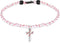 Glenmal 2 Rope Baseball Cross Necklace, Boys Baseball Titanium Necklace, Stainless Steel Pendant Gifts