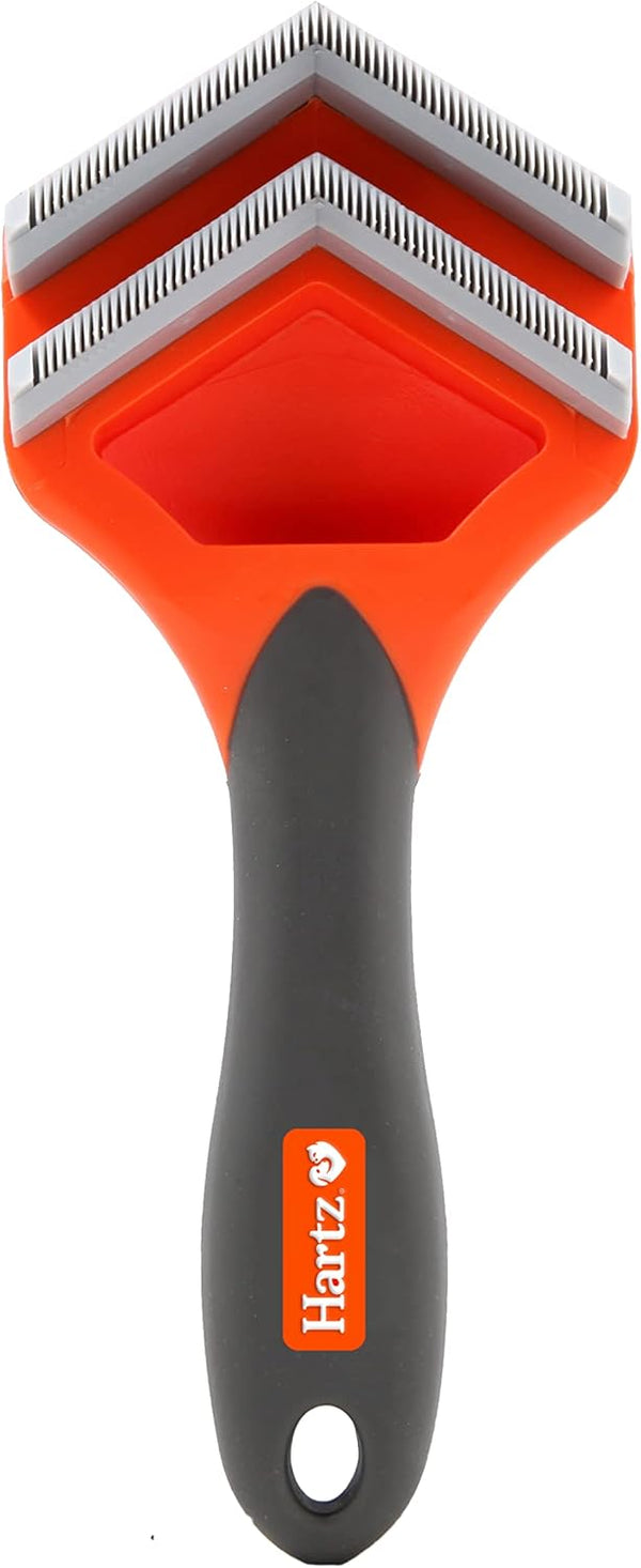 Hartz Groomer's Best Fur Fetcher De-Shedder Dog Brush, Black