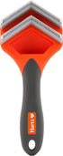 Hartz Groomer's Best Fur Fetcher De-Shedder Dog Brush, Black