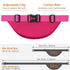 Syican Large Fanny Pack for Women Men - Waist Bag with 3-Zipper Pockets, Gifts for Sports, Traveling, Workout, Casual,