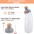 Running Water Bottles Flask, Azarxis BPA Free Leakproof Hydration Vest Packs Waist Belt Replacement for Triathlon