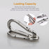 ReNext 4 Pack 2 Inch Stainless Steel 304 Spring Snap Link Hook Carabiner, Set of 4, Not for Climbing