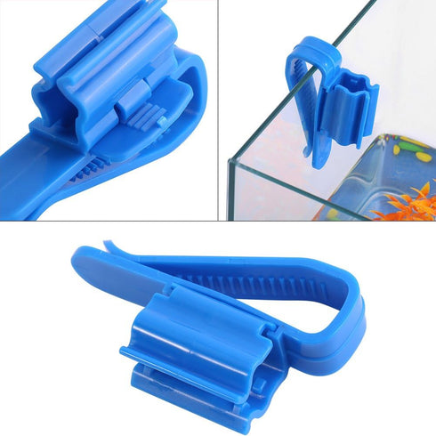 Fdit Pack of 2 Aquarium Fish Hose Holder Hanger, Water Pipe Tube Mounting Clip for 8-16mm Inflow Outflow