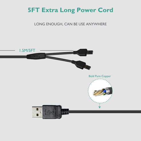 Petsafe Collar Charger Replacement, Power Cable for PetSafe Remote Trainer Models 100/300/600/900 Yard