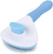 Depets Self Cleaning Slicker Brush, Dog Cat Bunny Pet Grooming Shedding Brush for Long or Short Hair