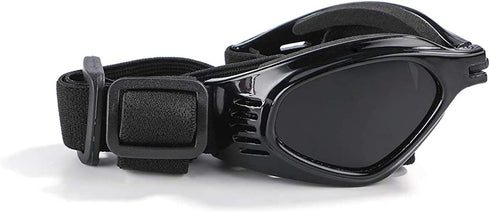 Puppy Dog UV Glasses with Adjustable Strap, Anti-Fog & Windproof Foldable Pet Sunglasses for Dogs