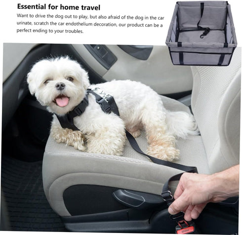 BESPORTBLE Pet Travel Carrier Safety Belt Breathable Dog Car Seat Cover for Cars Easy to Install Pet Seat for Dogs