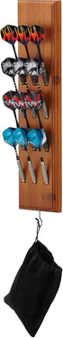 Viper Dart Caddy Solid Wood Wall Mounted Dart Holder/Stand - Displays 4 Sets of Darts