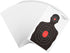 Juvale 50 Pack Paper Shooting Targets for Range, Bulk for Hunting Handguns Pistols Rifles Silhouette with Red Bullseye