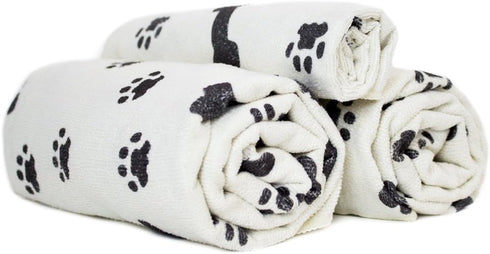 Zwipes 779 Microfiber 5-Pack Small Pet Cloths, Soft Terry Drying Cleaning Towels (Size: 16" x 16")