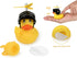 2.75 Inch DS. DISTINCTIVE STYLE Middle Finger Rubber Duck Yellow Rubber Duck with Propeller Helmet Funny Car Ornaments