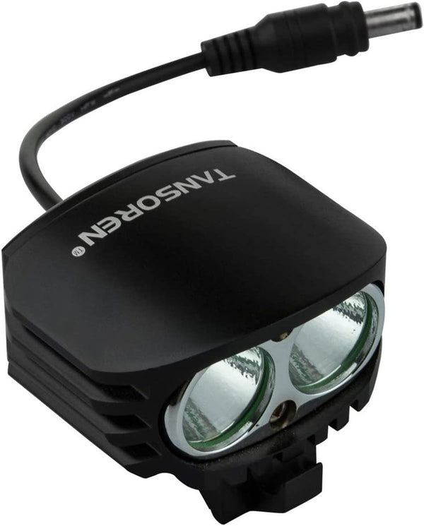 TANSOREN Bike Light - LED 4000 Lumen Rechargeable Headlight for Night Riding, Waterproof Bicycle Light