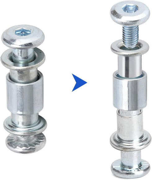 TOBWOLF Inline Skate Axle Spacer Screw Replacement - Aluminum Alloy Rollerblade Skate Wheel Bearing Spacer with Axle &